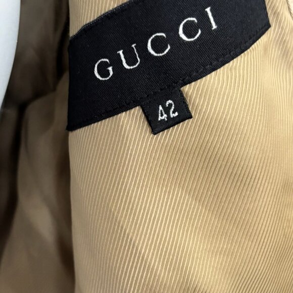 Vintage Gucci by Tom Ford Womens Sahariana Safari Pant Suit Sz S - Picture 17 of 17